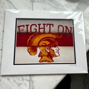 NIP USC Trojans Football Framed Signed Photograph